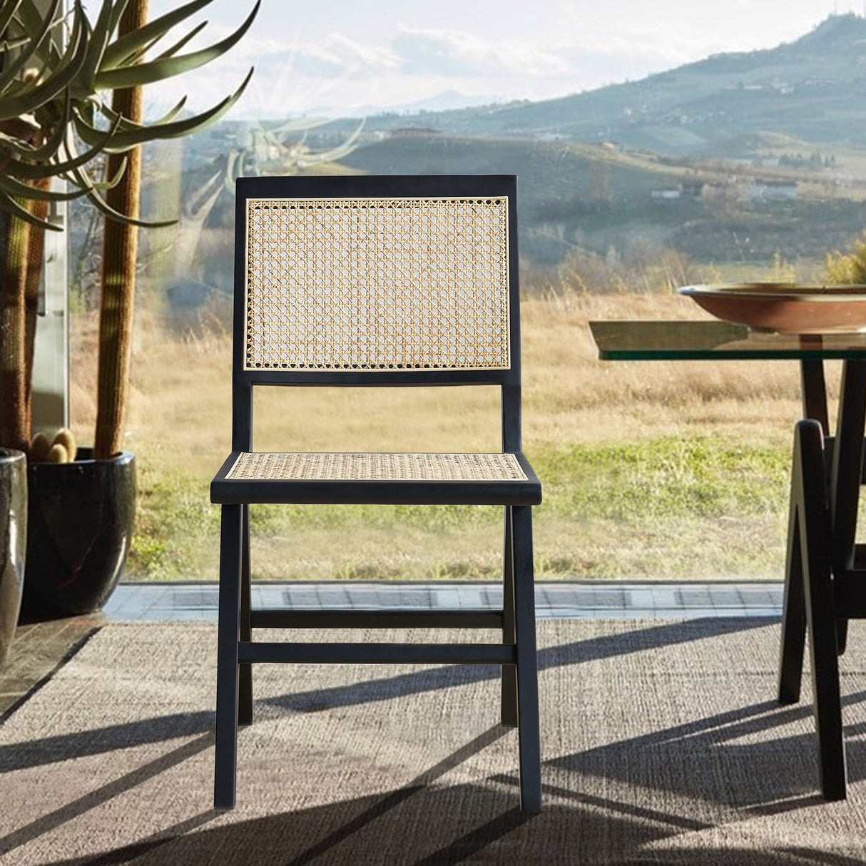 Natural Wood Chair (Set Of 2) - Home Elegance USA