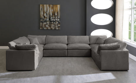 Cozy - Modular Sectional Cloud 8 Piece - Grey - 634Grey - Sec8A - Home Elegance USA - 3