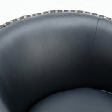 Trenton Swivel Arm Chair - Midnight Blue - Home Elegance USA