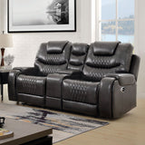 Marley - Power Sofa & Power Loveseat - Gray - Home Elegance USA