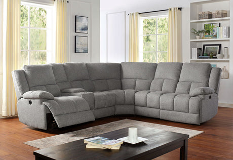 Lynette - Sectional - Gray - Home Elegance USA