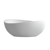 63inch solid surface bathtub for bathroom