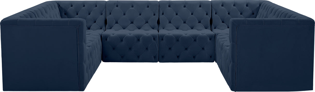 Tuft - Modular Sectional 8 Piece - Navy - Fabric - Home Elegance USA