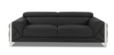 Global United Top Grain Italian Leather  Sofa - Home Elegance USA