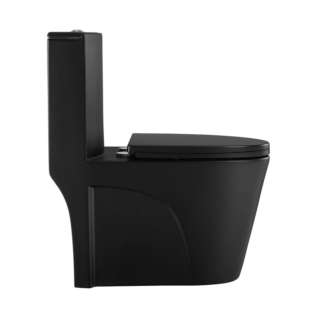 Elongated One-piece toilet