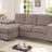Jamiya - Sectional - Home Elegance USA