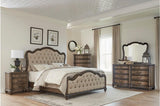 Homelegance - Heath Court Queen Bed In Brown Oak - 1682-1Q