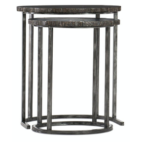Melange Nesting Tables Black Gunmetal – Hooker Furniture
