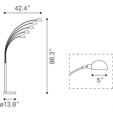 Zuo Cosmic Floor Lamp