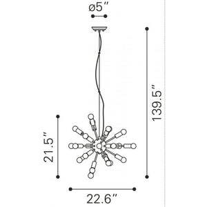 Zuo Pulsar Ceiling Lamp