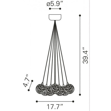 Zuo Cosmos Ceiling Lamp