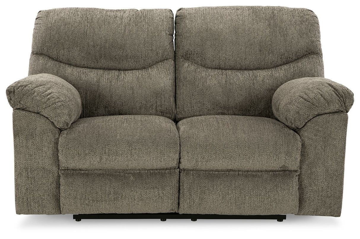 Alphons - Putty - 3 Pc. - Reclining Sofa, Loveseat, Rocker Recliner | Ashley | Home Elegance USA