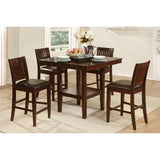 Homelegance - Galena 5 Piece Counter Height Set - 5050-36