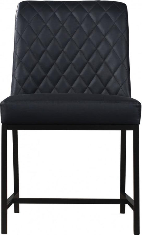 Meridian Furniture - Bryce Faux Leather Dining Chair Set Of 2 In Black - 918Black-C