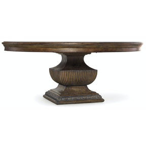 Rhapsody 60-Inch Round Dining Table Reclaimed Wood Finish – Hooker Furniture