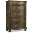 Rhapsody Five Drawer Chest in Walnut Finish – Hooker Furniture
