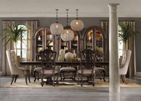 Rhapsody Tufted Dining Chair Walnut Finish – Hooker Furniture