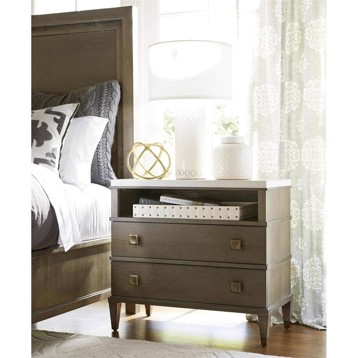 Universal Furniture Playlist Two Drawer Nightstand