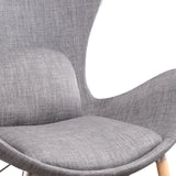 Modrest Britt Modern Grey Fabric Accent Chair - Home Elegance USA