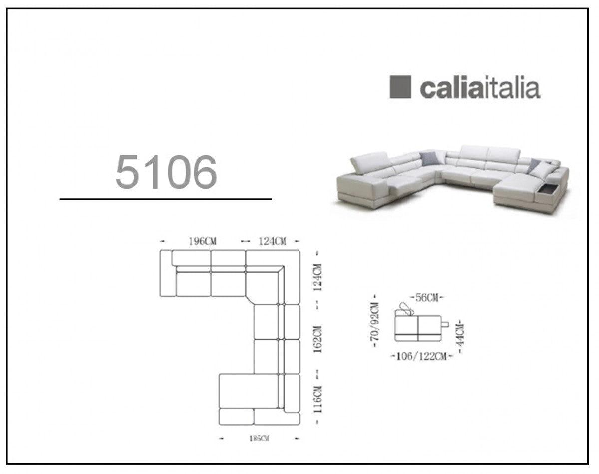 Vig Furniture - Divani Casa Pella Modern White Bonded Leather Sectional Sofa - Vgca5106-Bl-Wht