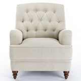 Butner Tufted Arm Chair - Sea Oat - Home Elegance USA