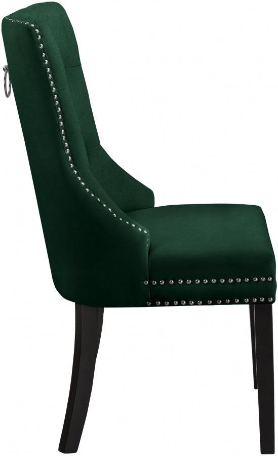 Meridian Furniture - Nikki Dining Chair In Green (Set Of 2) - 740Green-C