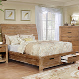 Furniture of America Dion Queen Panel Bed with Storage CM7361Q-BED - Home Elegance USA