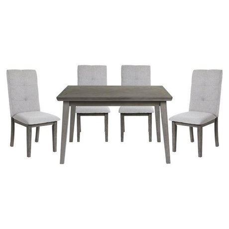 Homelegance - University 5 Piece Dining Table Set - 5163-48-5Set