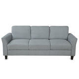 Living Room Furniture chair  and 3-seat Sofa (Gray) Home Elegance USA