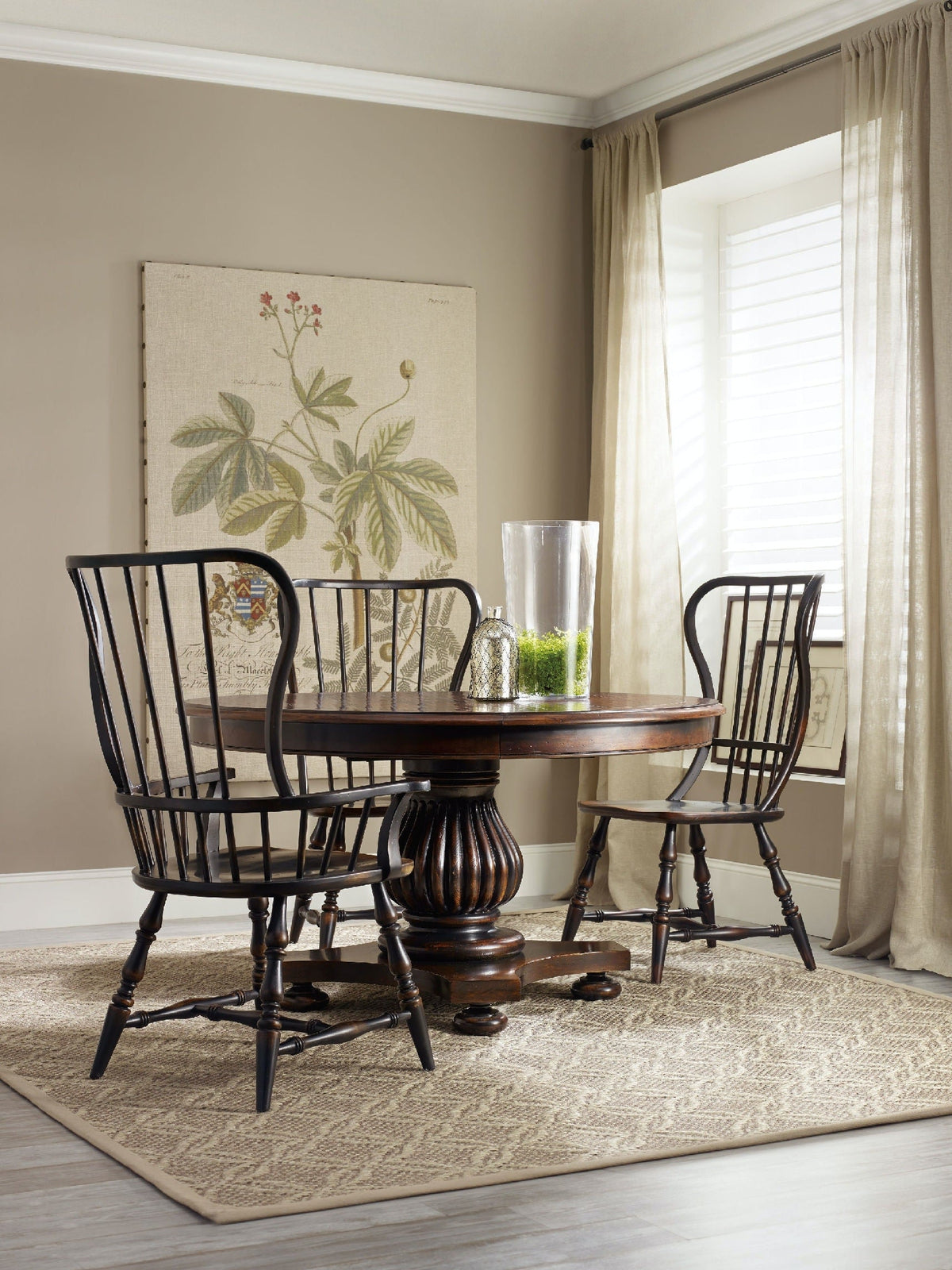 Hooker Furniture Sanctuary Spindle Arm Chair