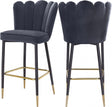 Lily Bar Stool Set Of 2 In Grey - 961Grey-C | Meridian