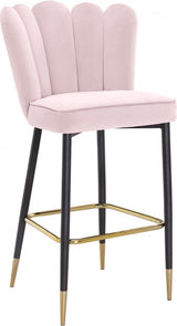 Meridian Furniture - Lily Bar Stool Set Of 2 In Pink - 961Pink-C