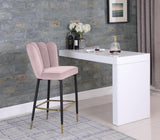 Meridian Furniture - Lily Bar Stool Set Of 2 In Pink - 961Pink-C