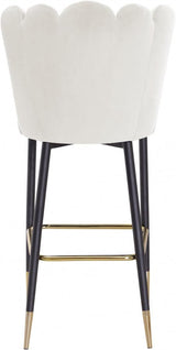 Meridian Furniture - Lily Bar Stool Set Of 2 In Cream - 961Cream-C