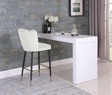 Meridian Furniture - Lily Bar Stool Set Of 2 In Cream - 961Cream-C