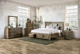 Oakridge - 5 Piece Queen Bedroom Set With 2 Nightstands - Ash Brown - Home Elegance USA