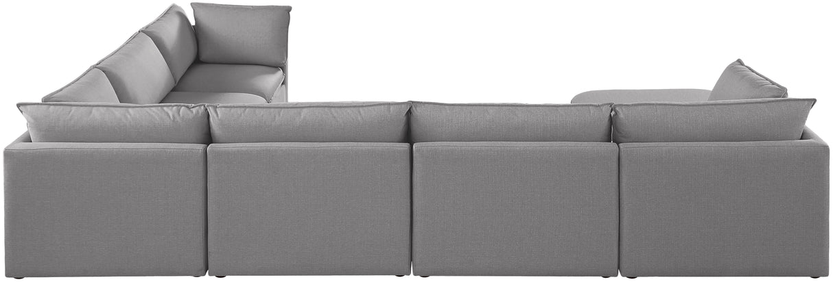 Mackenzie - Modular Sectional 7 Piece - Gray - Home Elegance USA