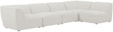 Miramar - Modular Sectional 5 Piece - Cream - Home Elegance USA