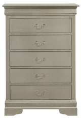 Glory Furniture Louis Phillipe G3103-CH Chest , Silver Champagne - Home Elegance USA