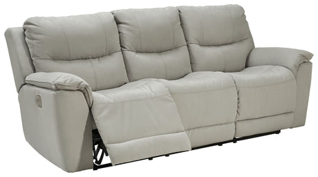 Next-gen Gaucho - Fossil - 3 Pc. - Power Reclining Sofa, Loveseat, Recliner - Home Elegance USA