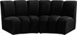 Infinity Modular Sofa In Black - 638Black-2Pc | Meridian