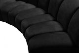 Meridian Furniture - Infinity Modular 5 Piece Sectional In Black - 638Black-5Pc