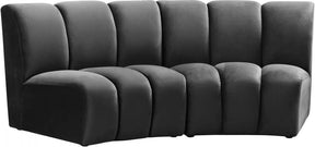 Infinity Modular Sofa In Grey - 638Grey-2Pc | Meridian