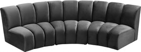 Infinity Modular Sofa In Grey - 638Grey-3Pc | Meridian