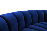 Meridian Furniture - Infinity Modular Sofa In Navy - 638Navy-2Pc