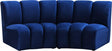 Infinity Modular Sofa In Navy - 638Navy-2Pc | Meridian
