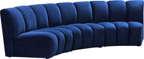 Infinity Modular Sofa In Navy - 638Navy-3Pc | Meridian