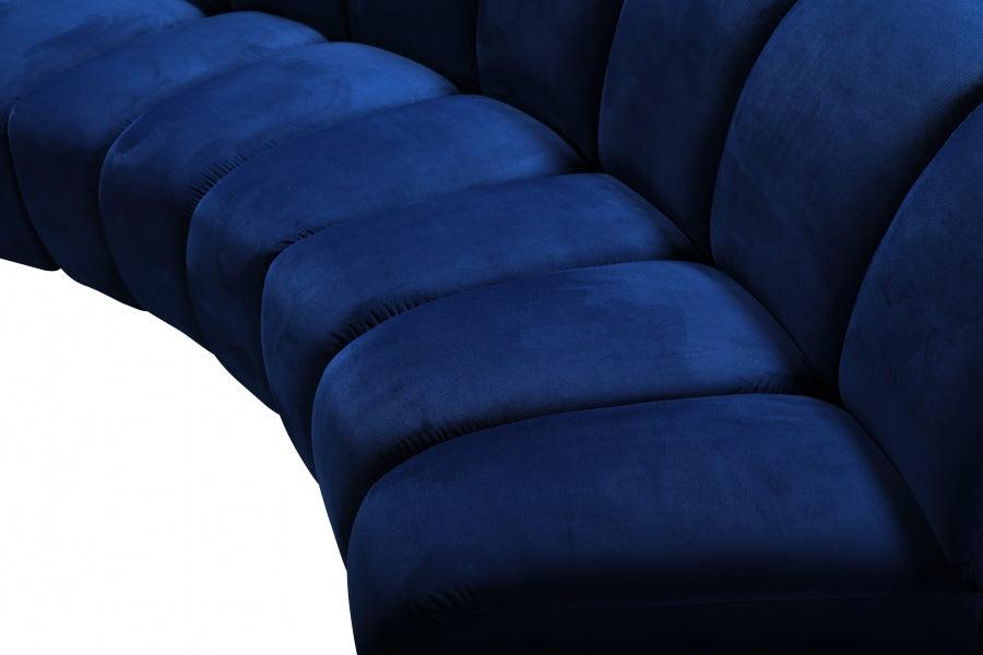 Meridian Furniture - Infinity Modular Sofa In Navy - 638Navy-3Pc