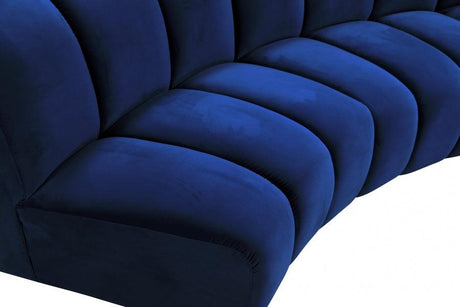 Meridian Furniture - Infinity Modular Sofa In Navy - 638Navy-3Pc