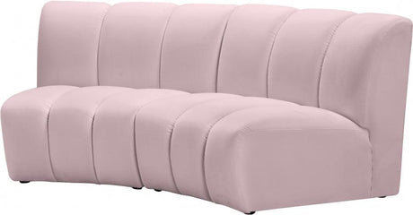 Meridian Furniture - Infinity Modular Sofa In Pink - 638Pink-2Pc